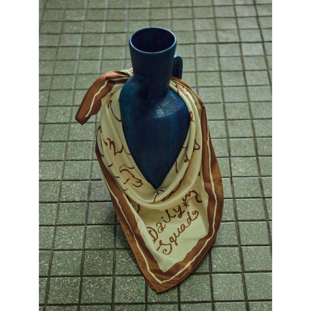 Bird & Letter Scarf
