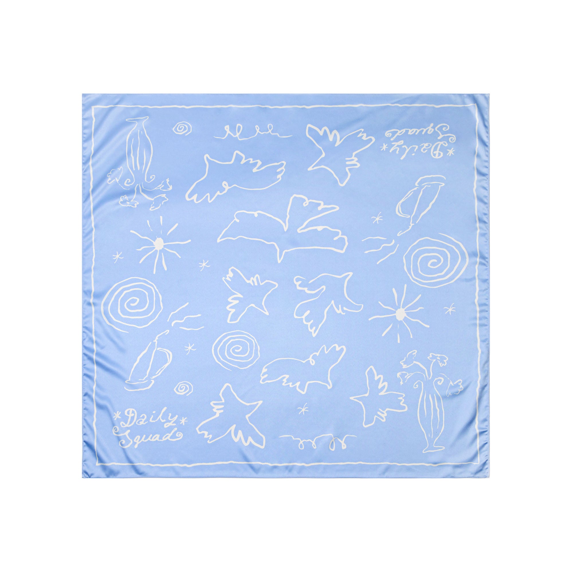 Bird & Letter Scarf