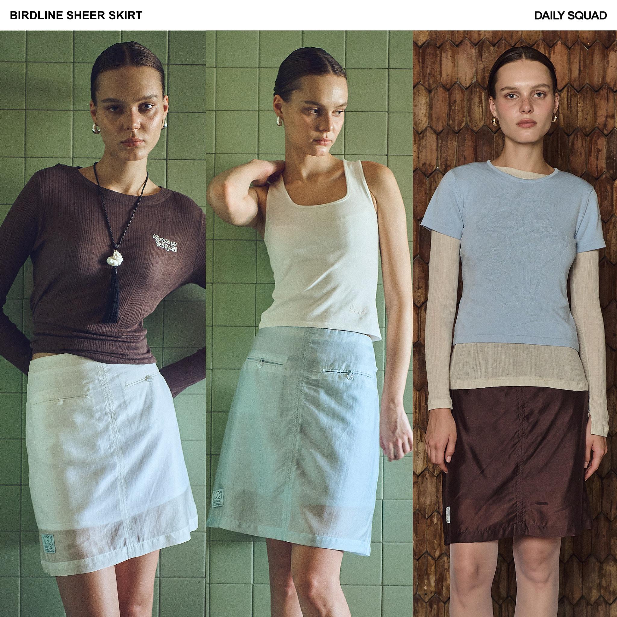 Birdline Sheer Skirt