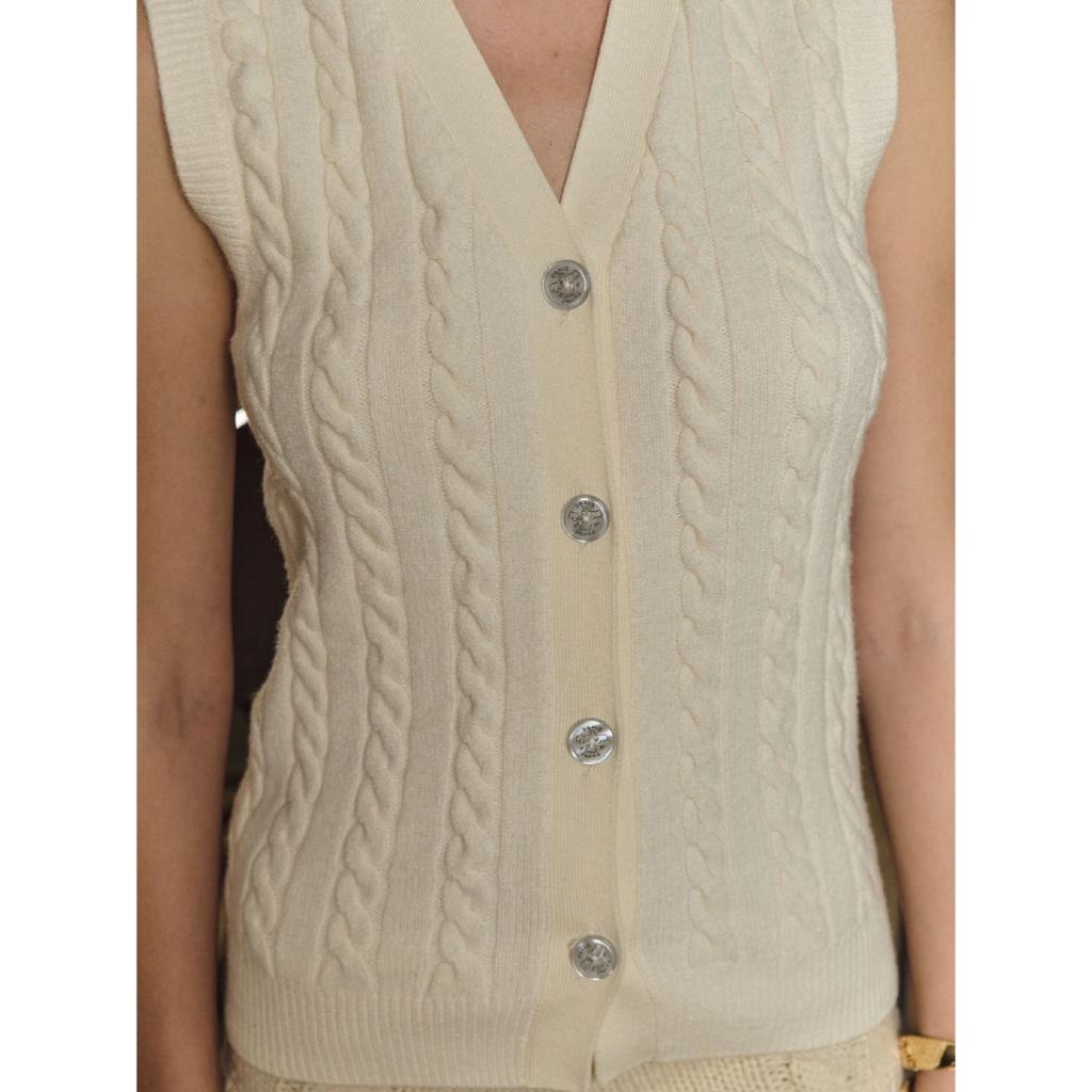 Rope Knit Vest