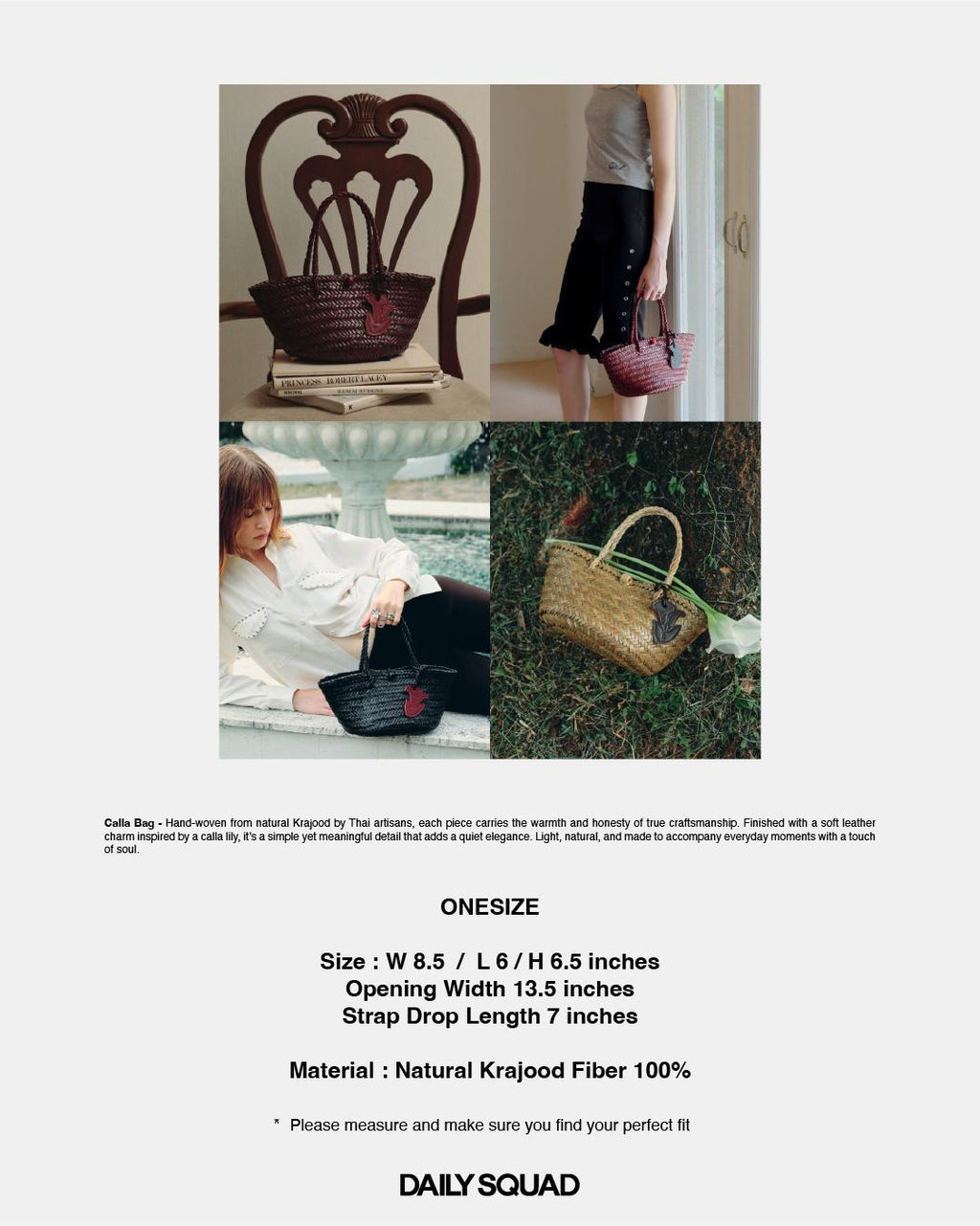 Calla Lily bag