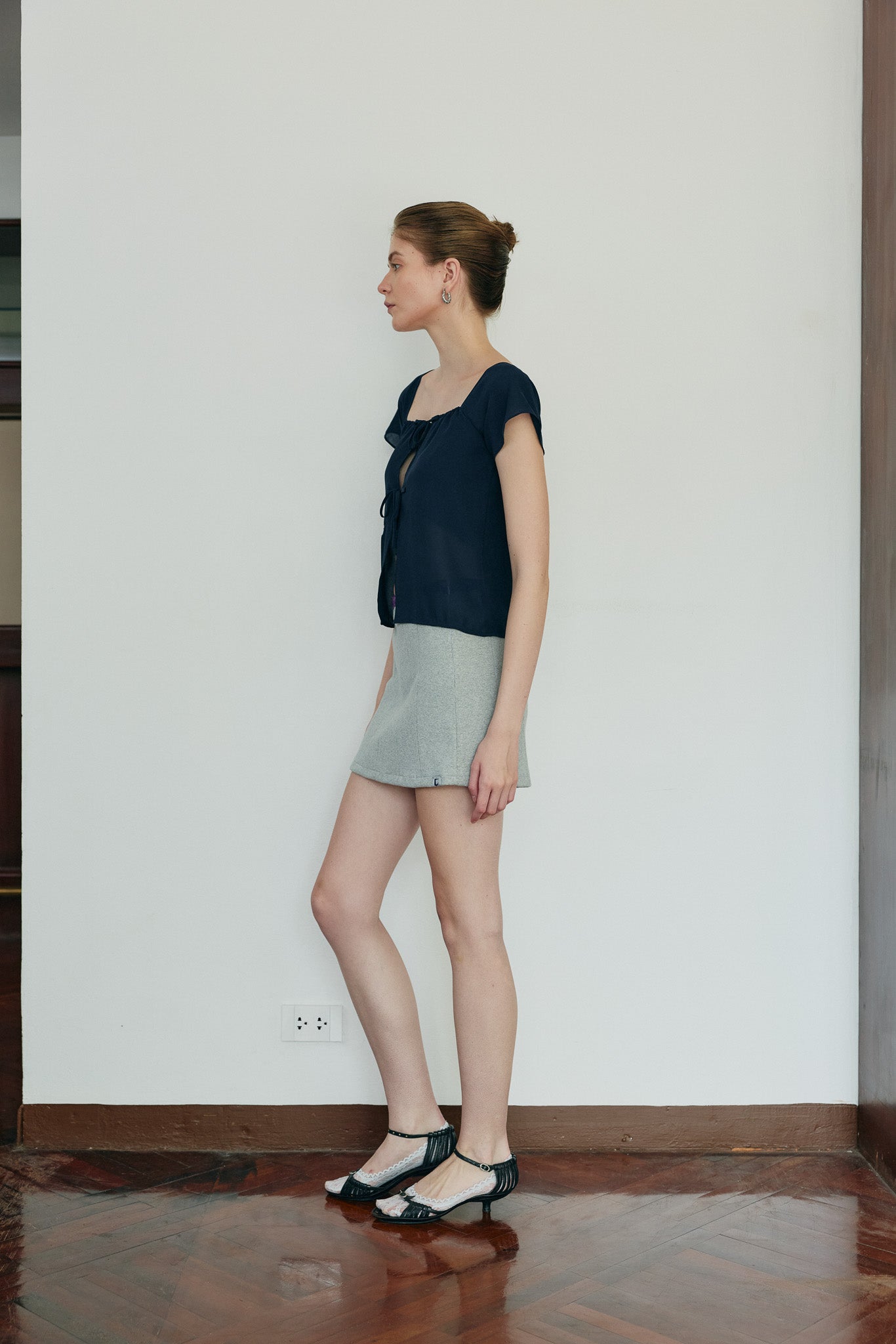 DAILY SQUAD - Rib Short Skirt กระโปรงสั้นผ้าริบ
